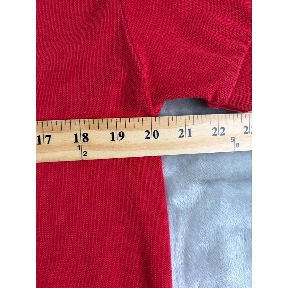 Polo Ralph Lauren Classic Fit Shirt Men's Size M Red Cotton Short Sleeve